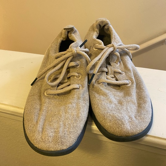 ALLBIRDS Kotare Sand Navy Blue Sole Wool Runners Sneakers Size 9 $125 - Picture 3 of 7